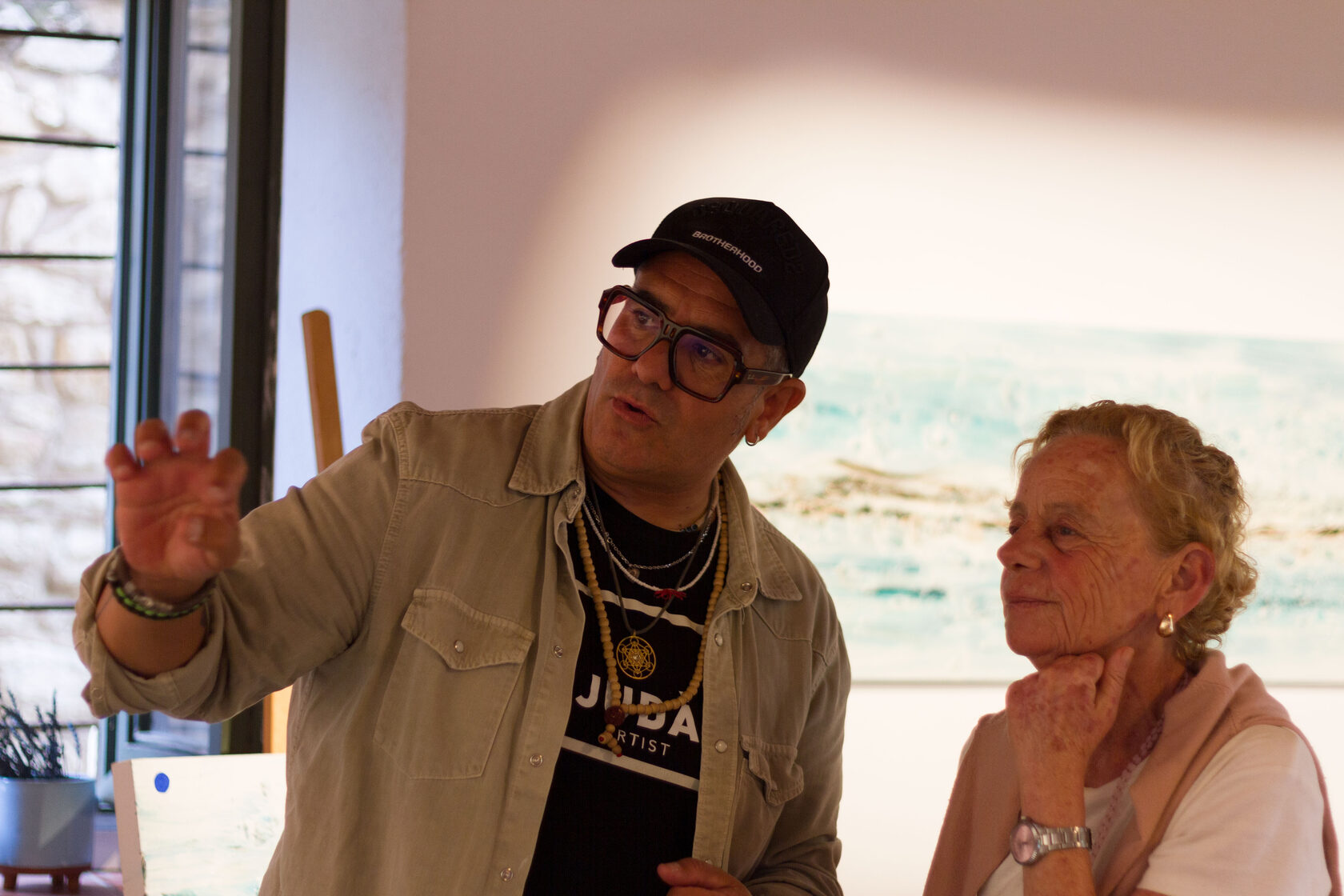 Visita guiada amb Judà Muñoz i Victoria Taylor